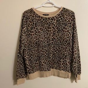 Leopard print sweater